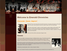 Tablet Screenshot of emeraldchronicles.com
